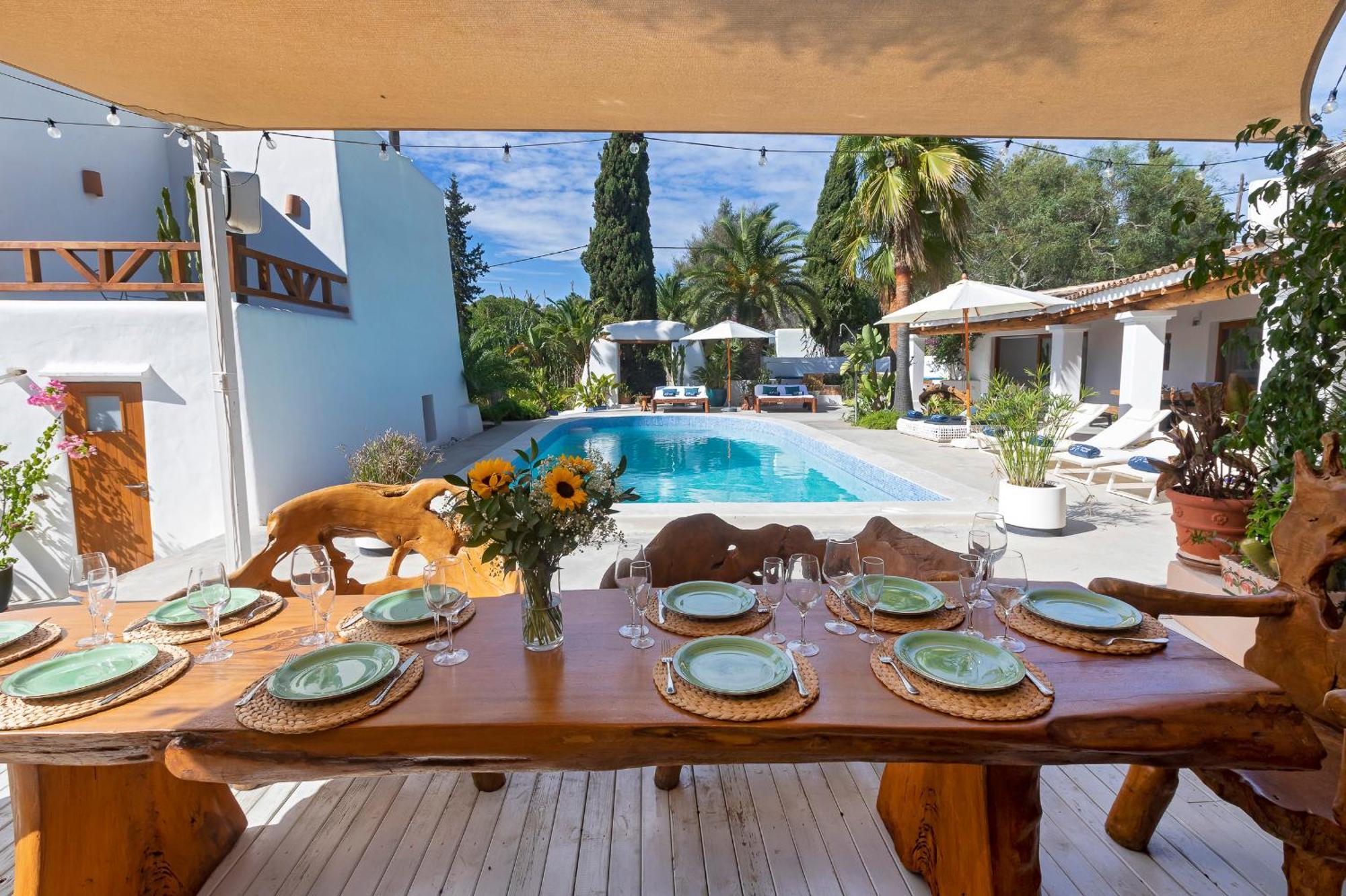 Villa Near Ibiza Town Sleeps 11 To 13 Guests Can Furnet エクステリア 写真